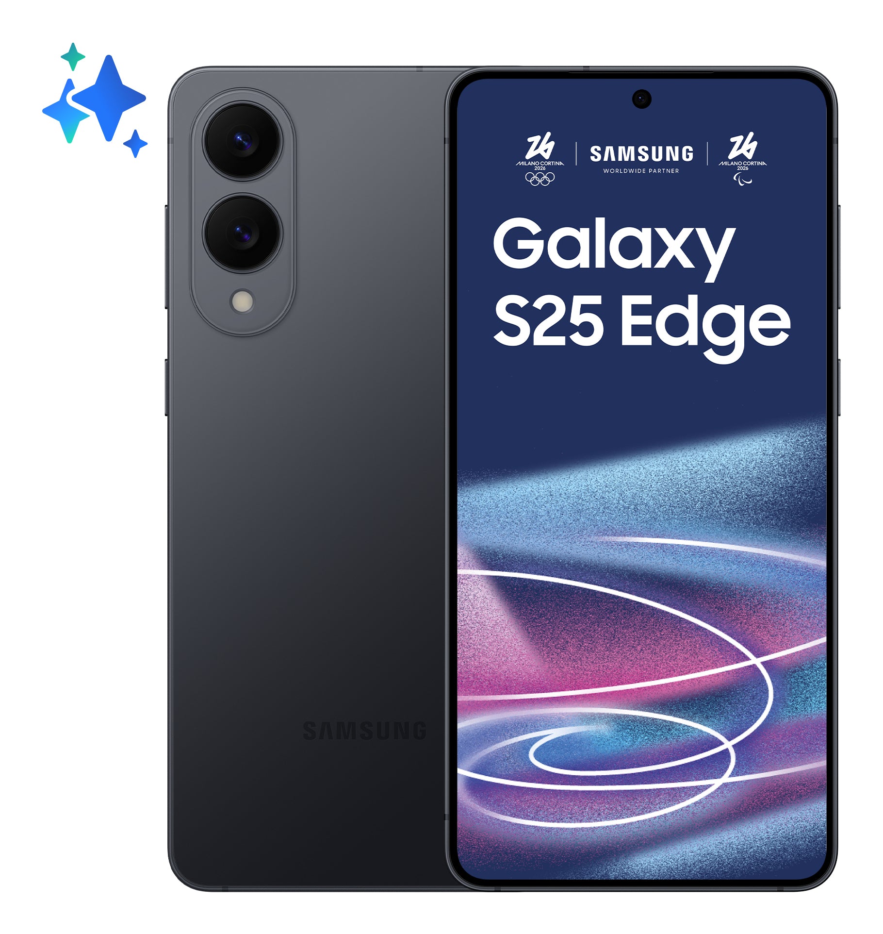 Smartphone Samsung Galaxy S25 Edge 12GB/ 256GB/ 6.7"/ 5G/ Titanio preto